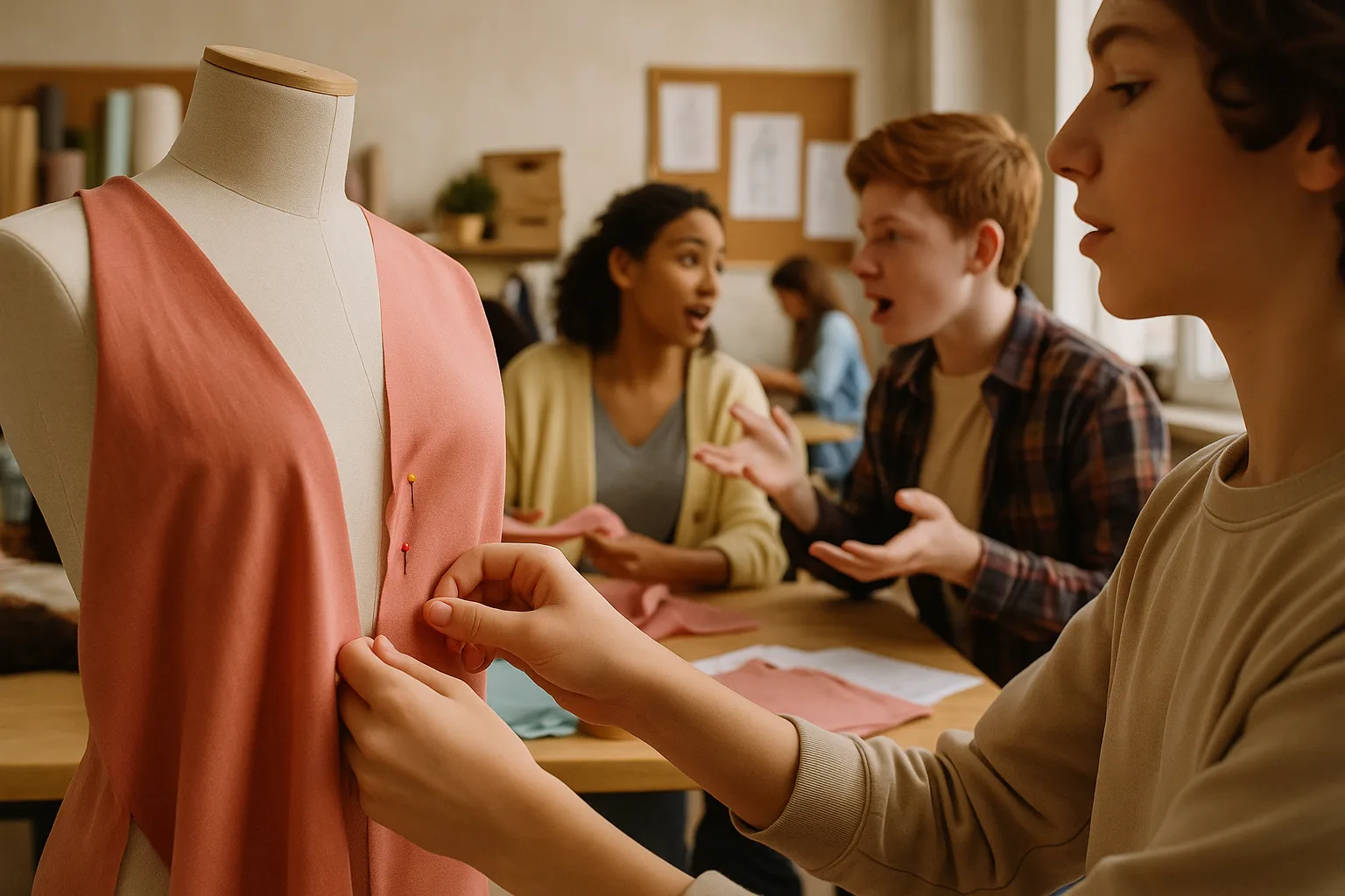 Творческий путь в мире моды: Как опыт дизайнера одежды помог создать уникальную атмосферу в школе искусств